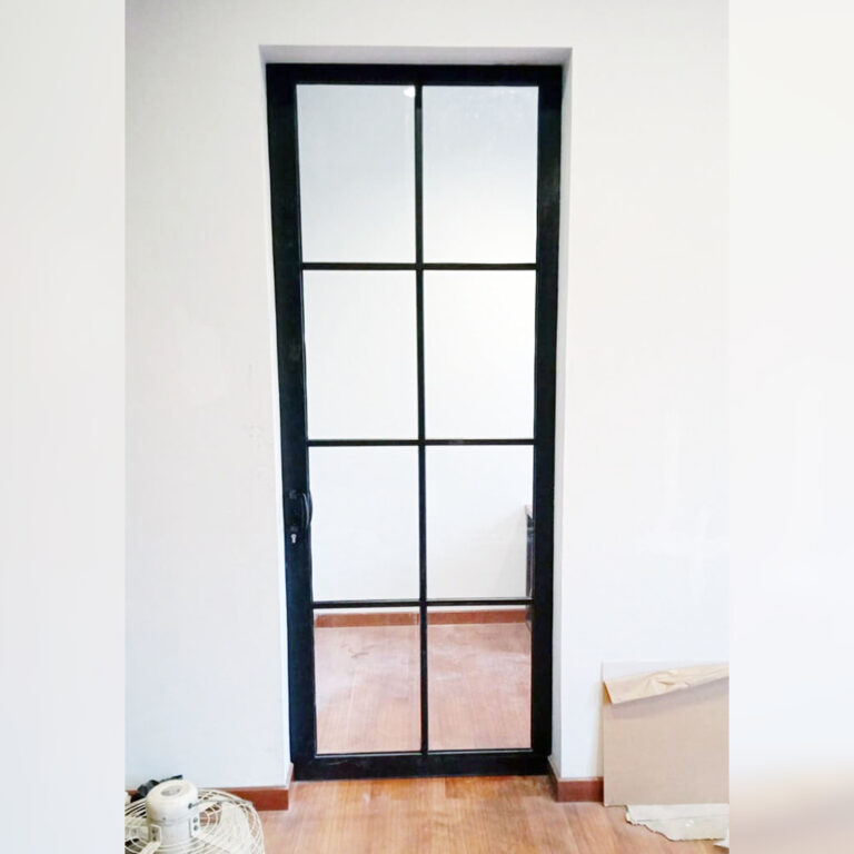 Pintu Sliding kaca 1 Daun + Ornament