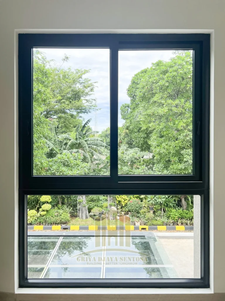 jendela sliding UPVC-GJS